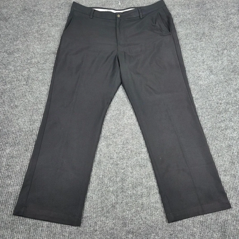 Callaway Mens Golf Pants Black Flat Front Straight Leg‎ Size 40X29